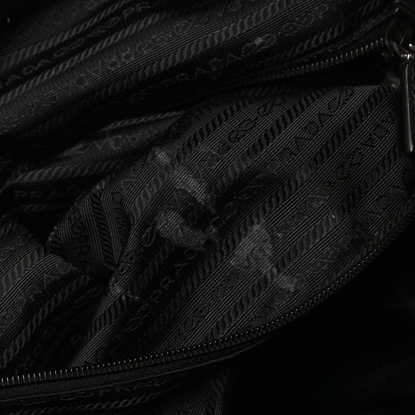 Tessuto Nylon Saffiano Carry On Travel Bag Black