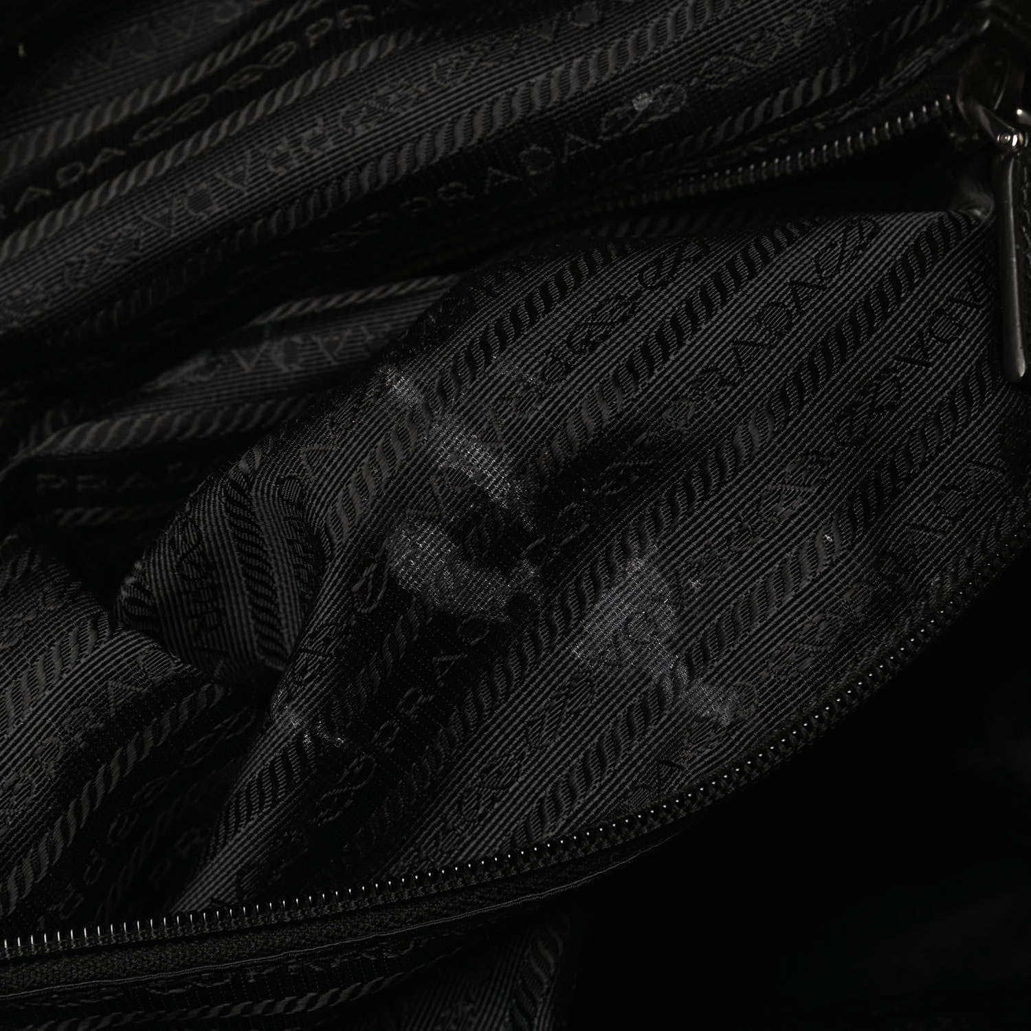 Prada Tessuto Nylon Saffiano Carry On Travel Bag Black 12 of 13