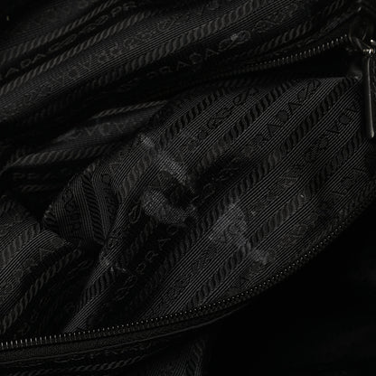 Prada Tessuto Nylon Saffiano Carry On Travel Bag Black 12 of 13
