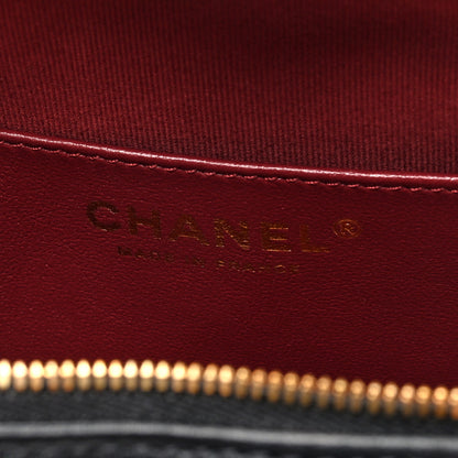 Chanel Lambskin Quilted CC In Love Heart Bag Black 6 of 9