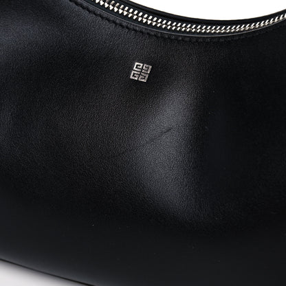 Givenchy Smooth Calfskin Small Moon Cut Out Shoulder Bag Black 9 of 11