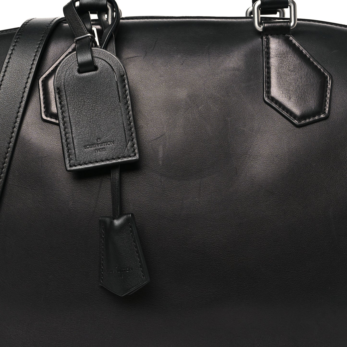 Smooth Millesime Calfskin Lockit MM Black