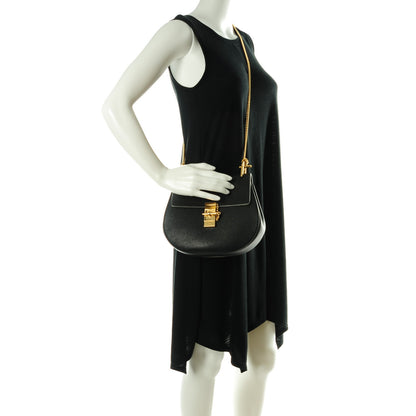 Chloe Goatskin Medium Drew Shoulder Bag Black 2 of 7