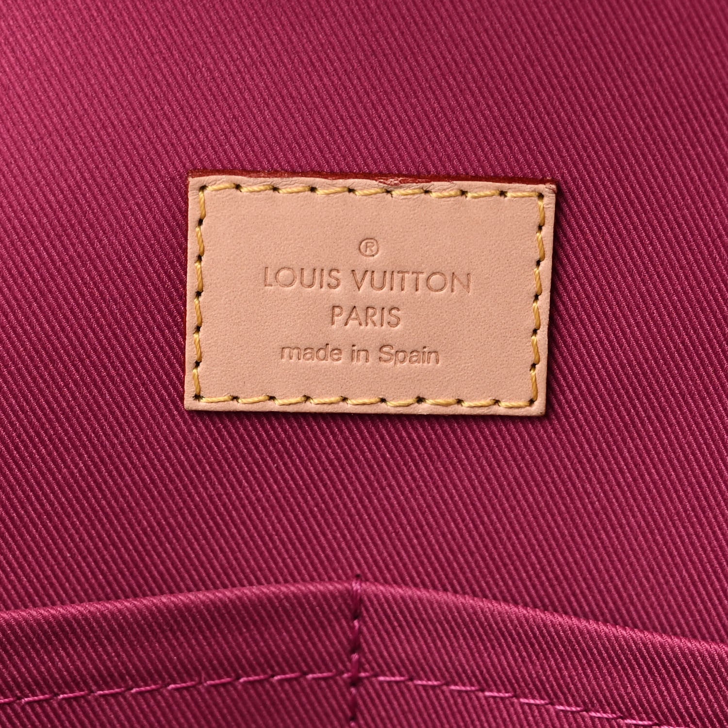 Louis Vuitton Monogram Cluny BB Bordeaux Fuchsia 6 of 9