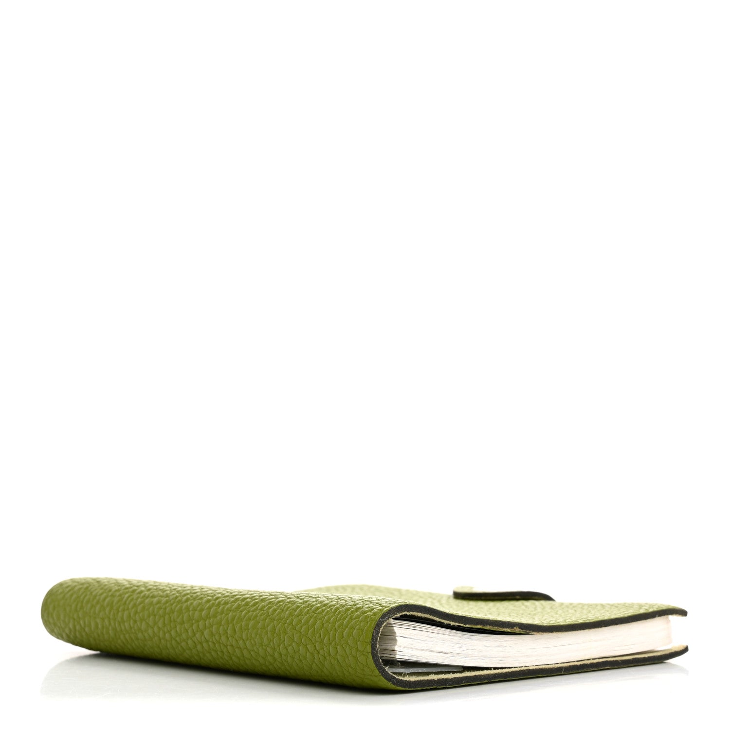 Hermes Togo Ulysse PM Notebook Cover Vert Anis 4 of 13