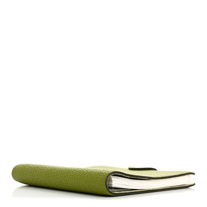 Hermes Togo Ulysse PM Notebook Cover Vert Anis 4 of 13