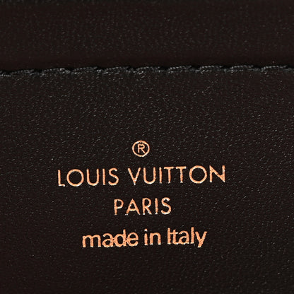 Louis Vuitton Lambskin Embossed Monogram Pochette Coussin Black 7 of 11