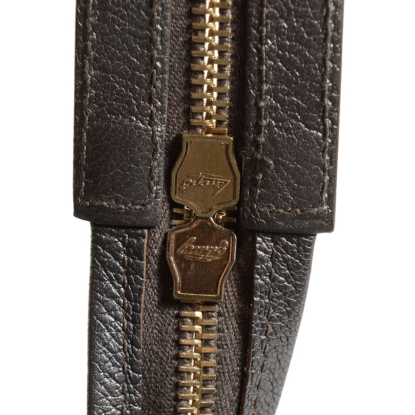 Pearlescent Goatskin Classic Gold Hardware City Bronze