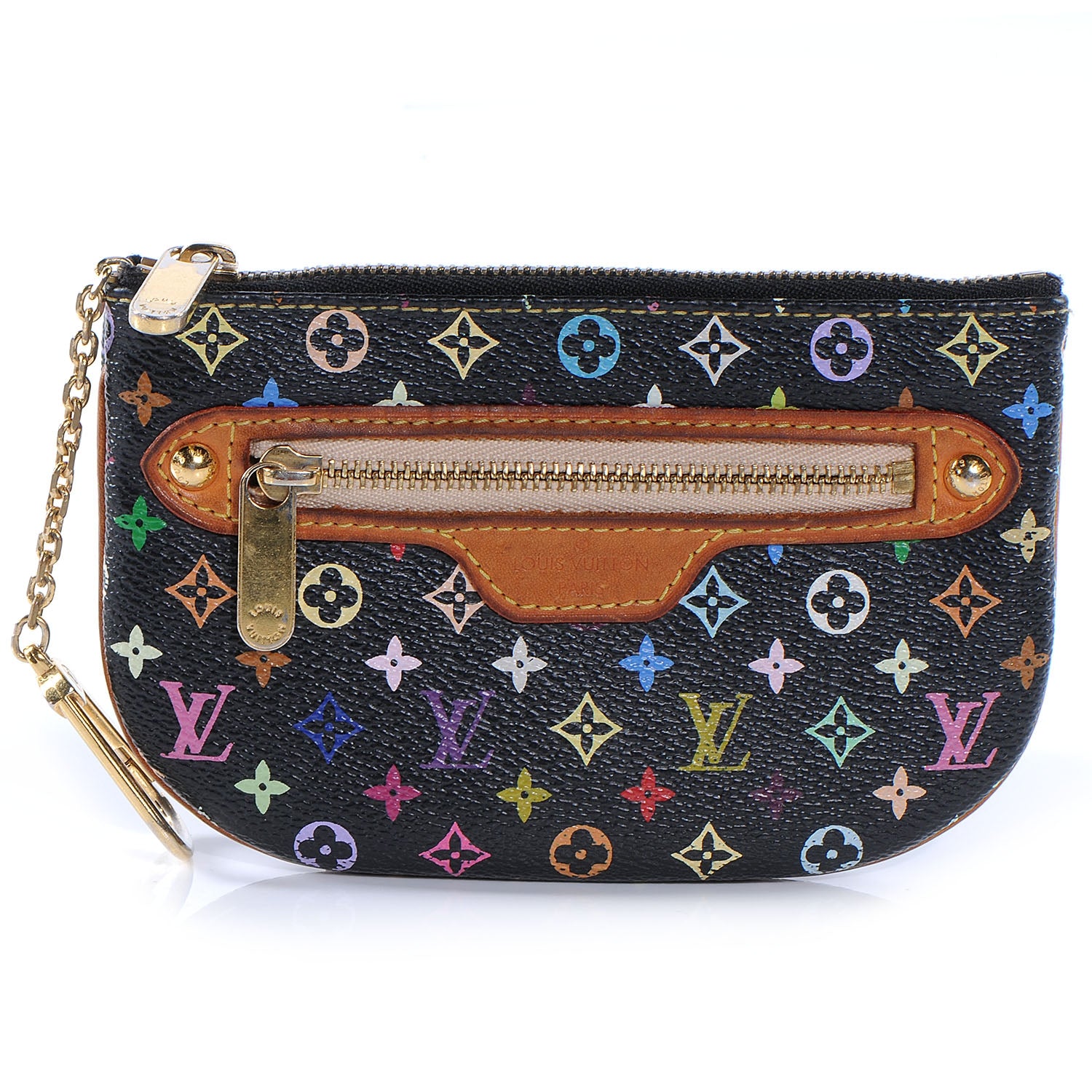 Louis Vuitton Monogram Multicolor Pochette Plate MM Black 1 of 7