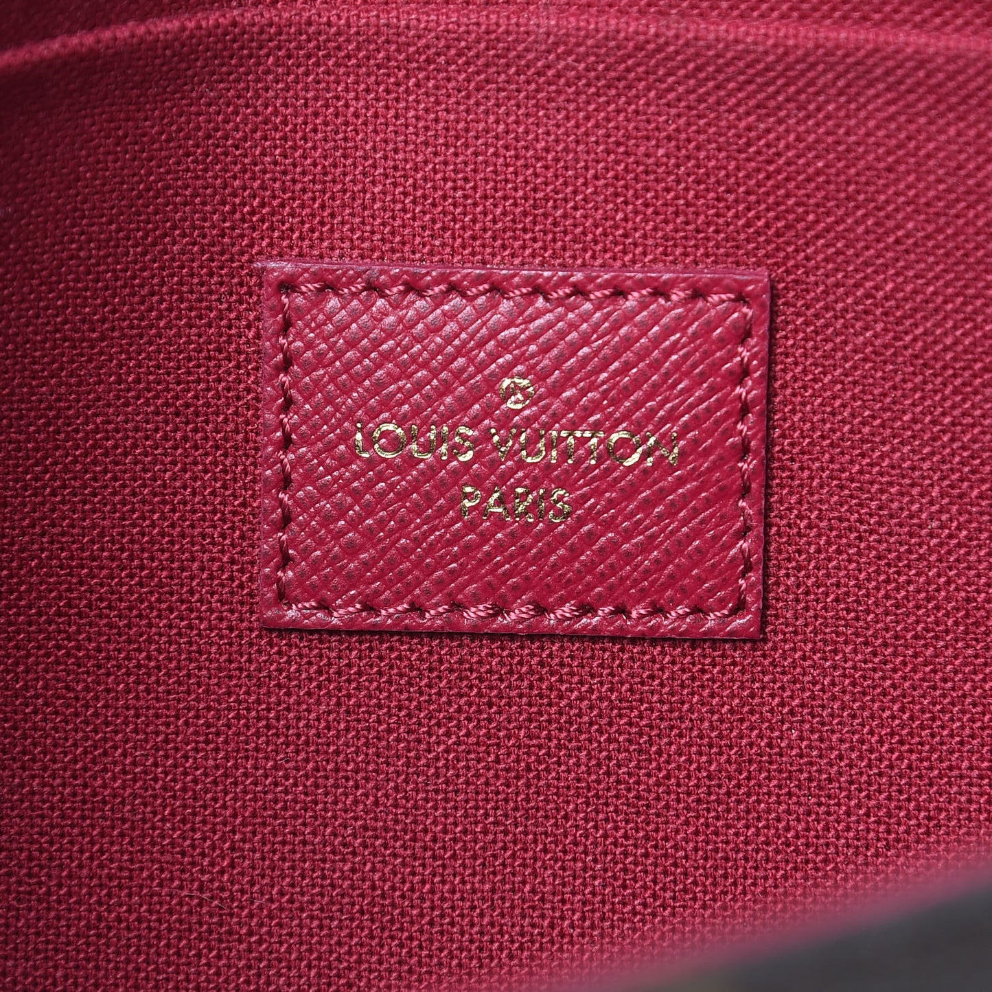 Monogram Pochette Felicie Chain Wallet Fuchsia