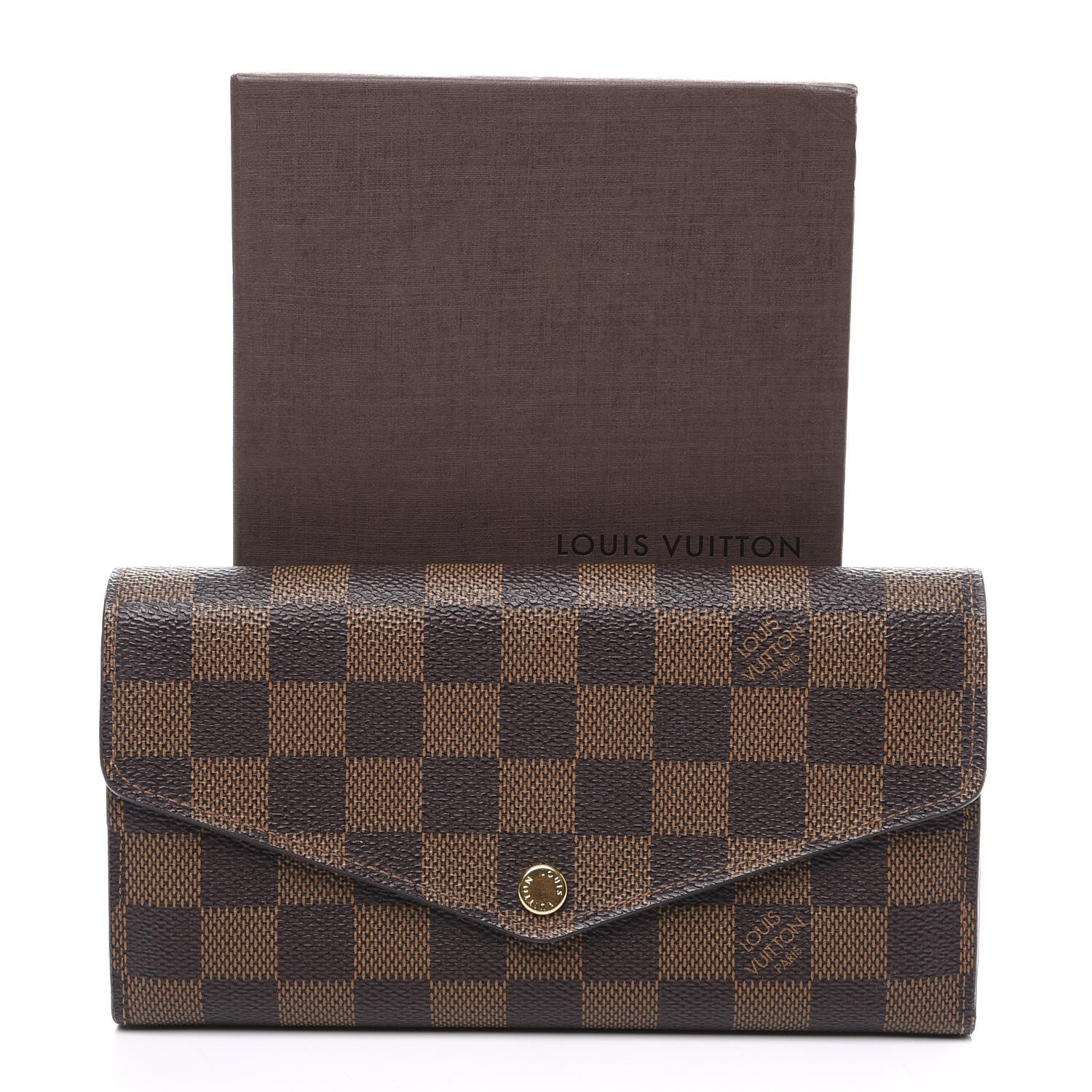 Louis Vuitton Damier Ebene Sarah Wallet NM 8 of 8