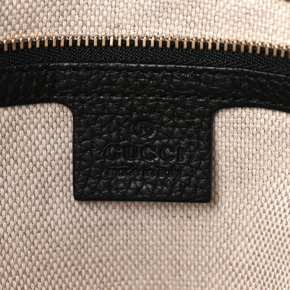 Gucci Pebbled Calfskin Medium Soho Chain Shoulder Bag Black 6 of 12