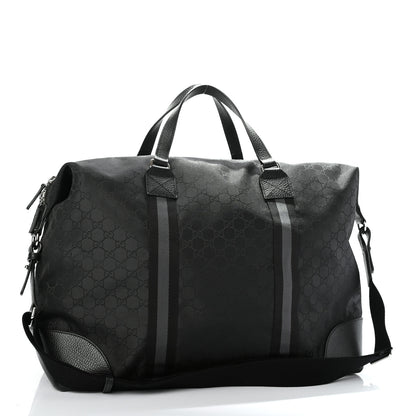Gucci Nylon Monogram XL Duffle Bag Black 2 of 8