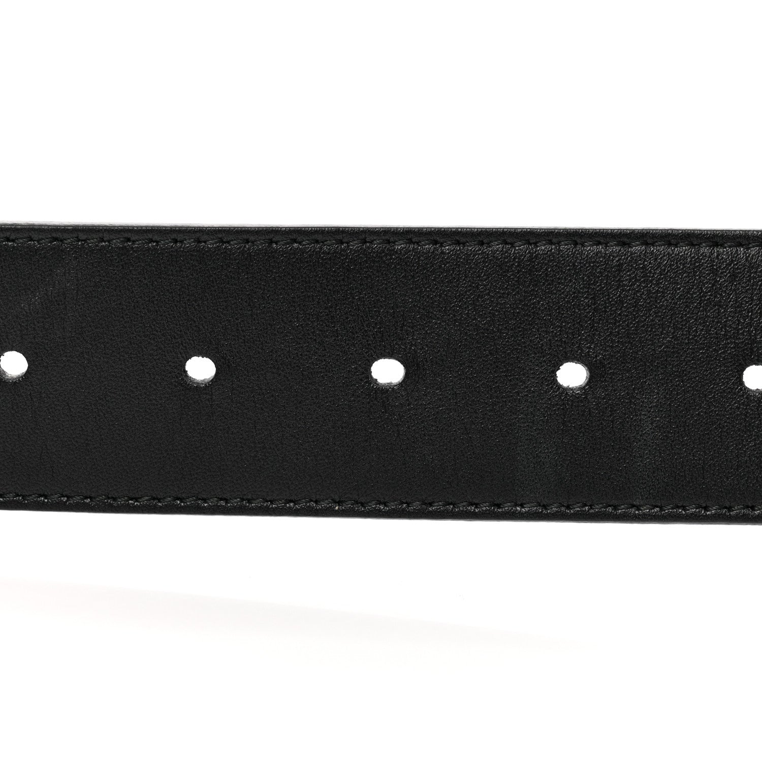 Gucci Moon Calfskin Pearl Double G 40mm Belt 85 34 Black Cream 4 of 6