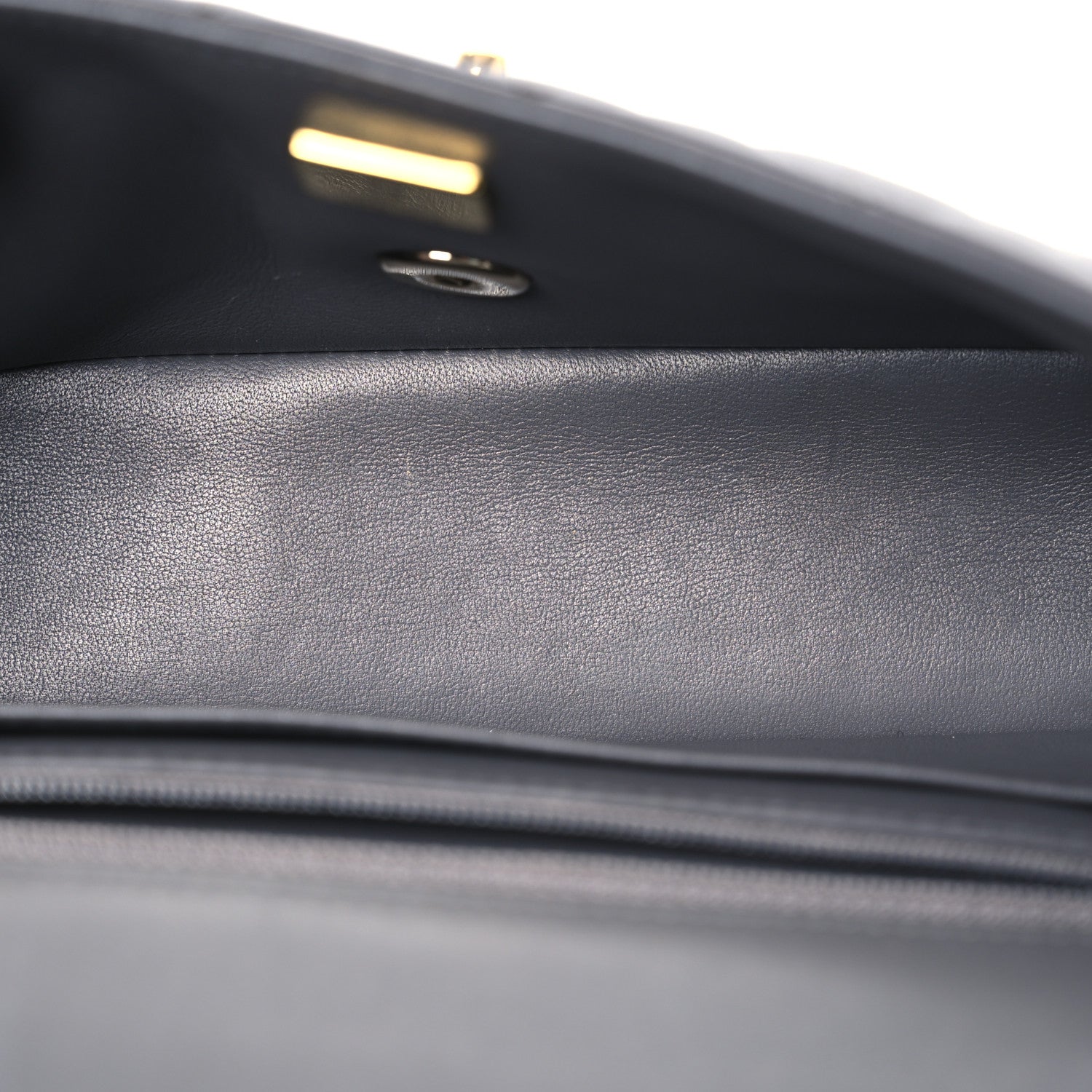 Chanel Lambskin Quilted Mini Rectangular Flap Dark Grey 5 of 20