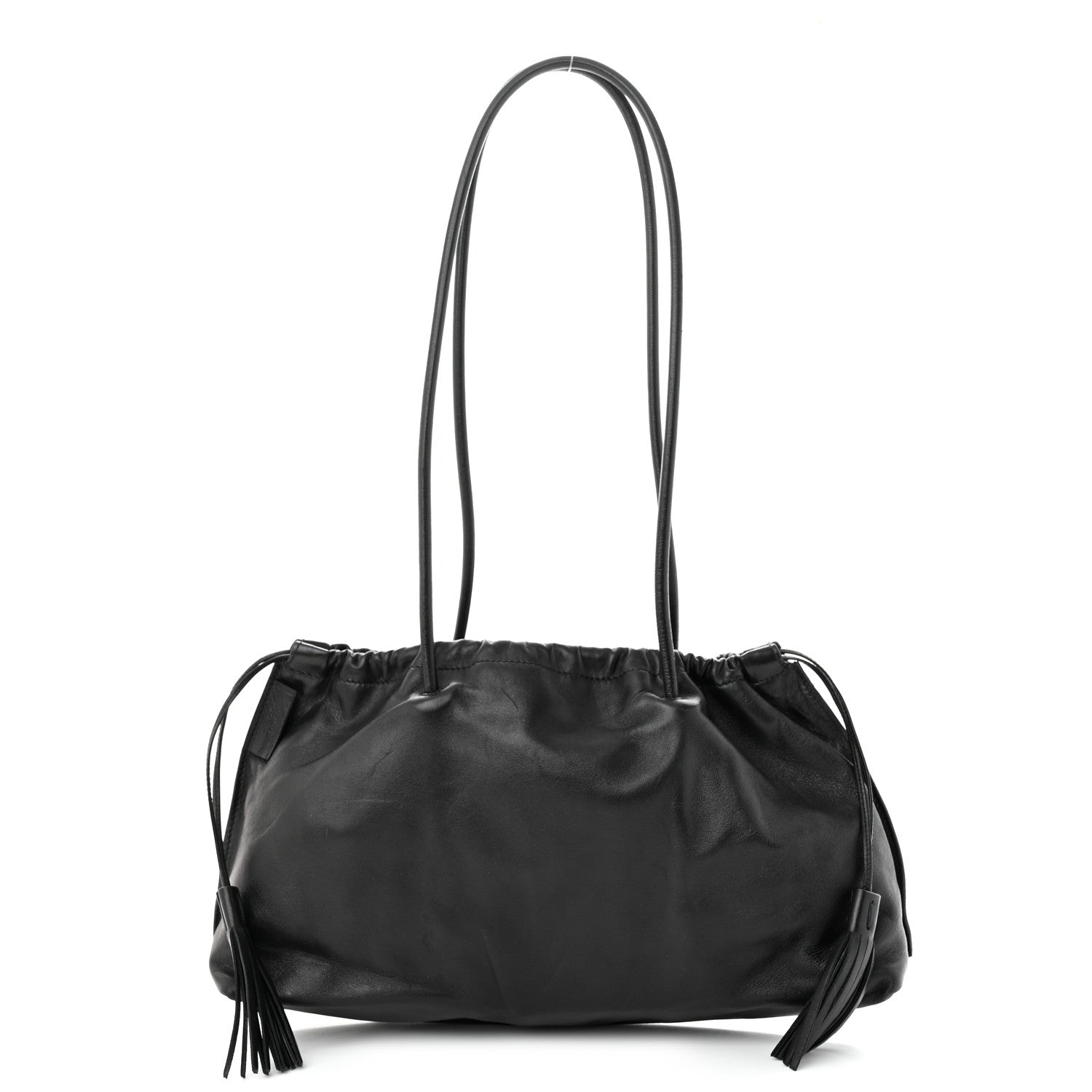 Gucci Lambskin Tassel Pouch Black 1 of 13