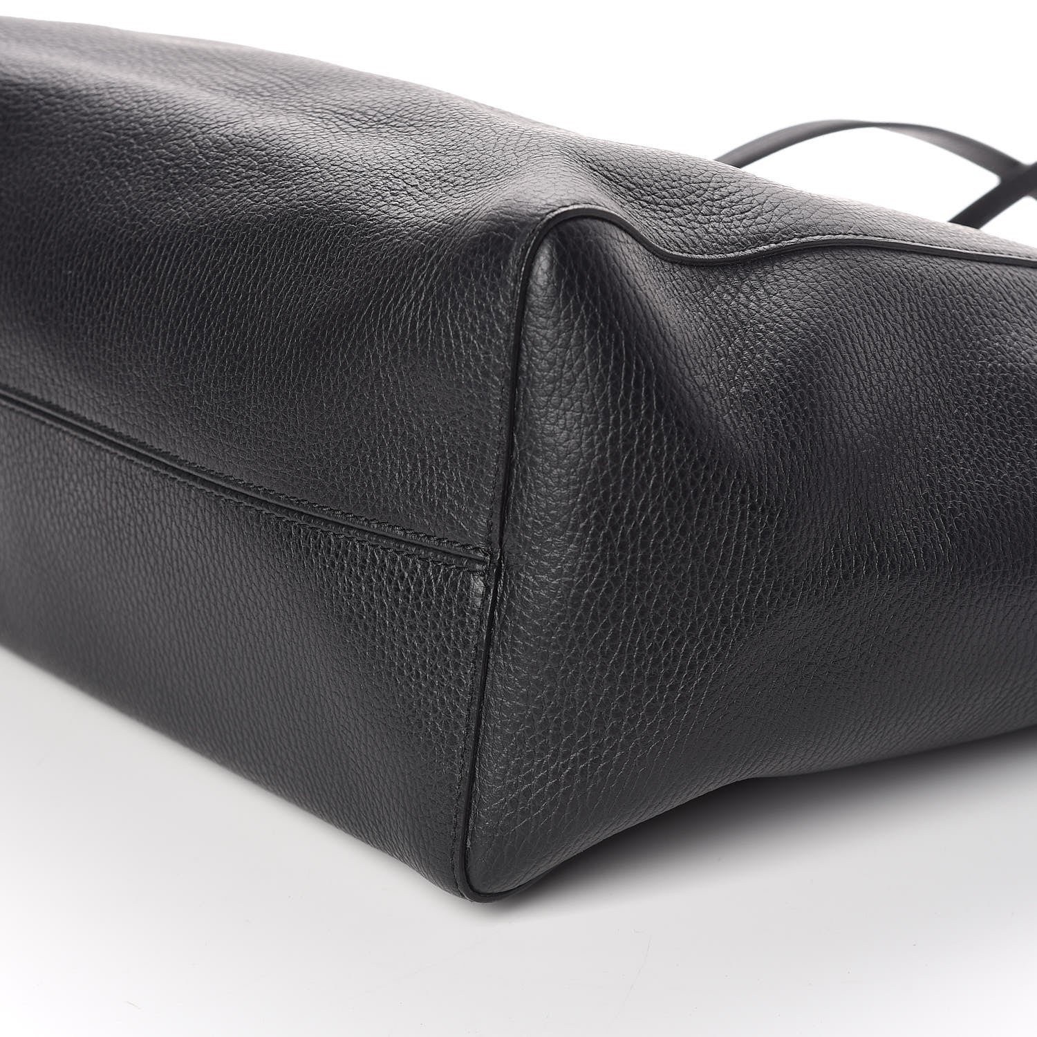Gucci Pebbled Calfskin Medium Swing Tote Black 6 of 9