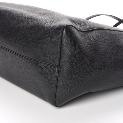 Gucci Pebbled Calfskin Medium Swing Tote Black 6 of 9