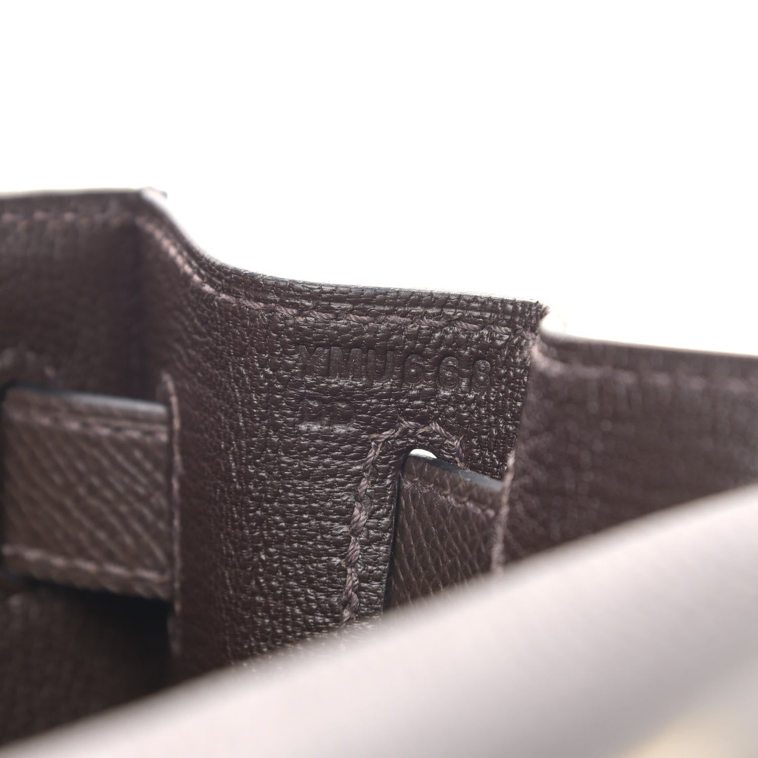 Hermes Epsom Kelly Sellier 28 Chocolate 6 of 8