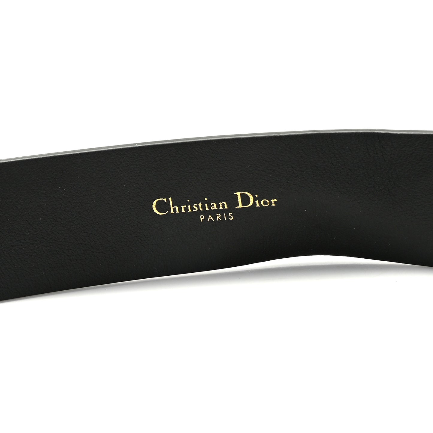 Calfskin CD Belt 85 Black
