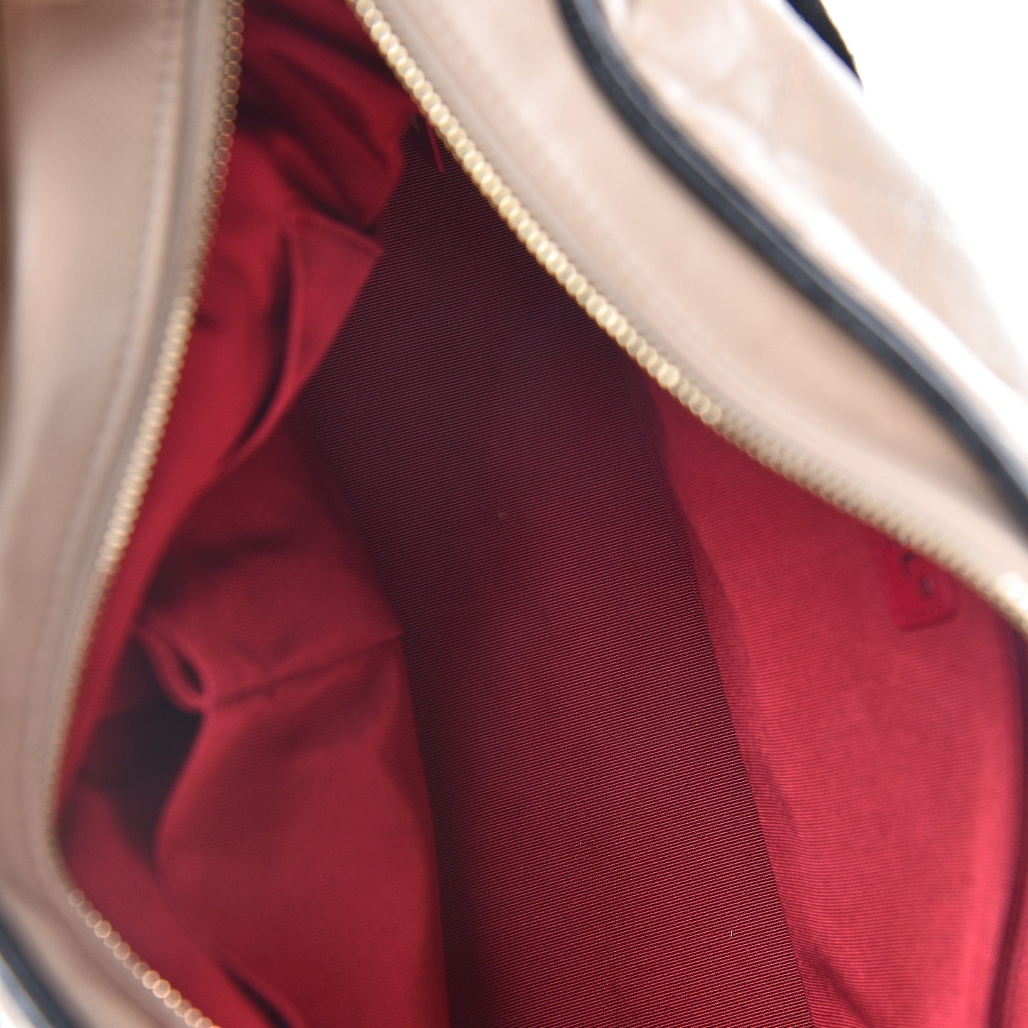Aged Calfskin Quilted Medium Gabrielle Hobo Beige Black