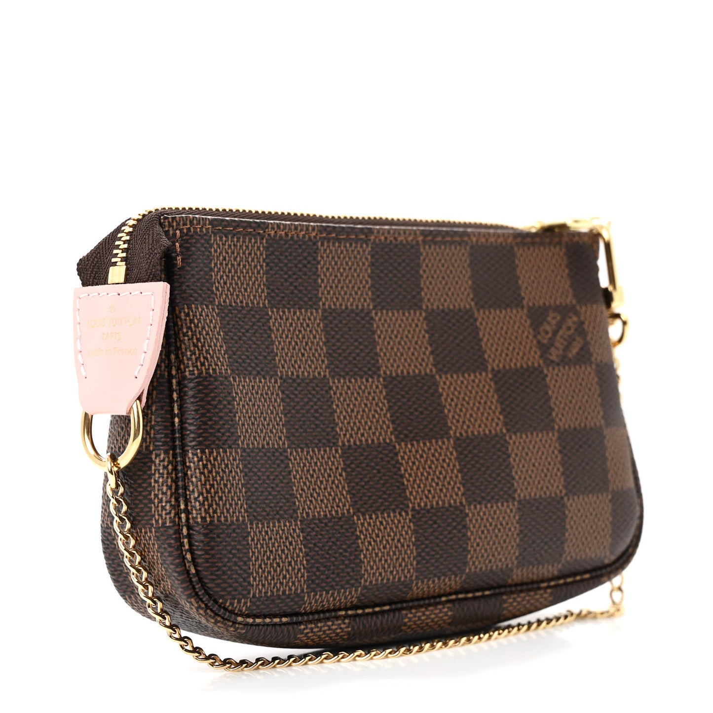 Damier Ebene 2020 Christmas Animation Big Wheel Mini Pochette Accessories Rose Ballerine