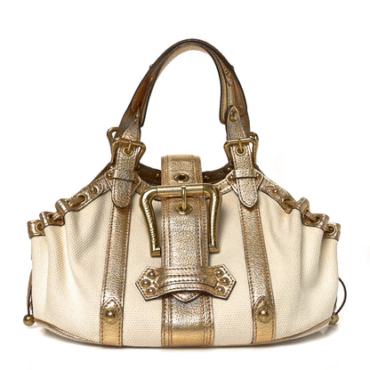 Louis Vuitton Antigua Theda GM Ecru Gold 1 of 10