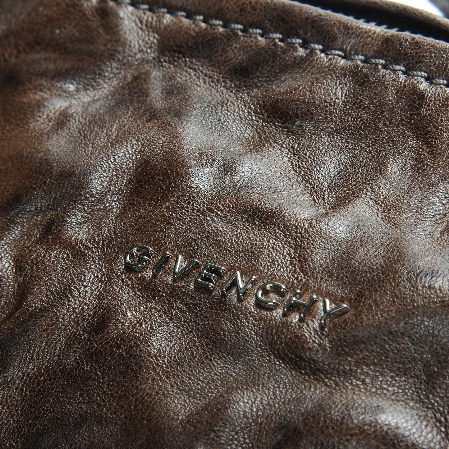 Tumbled Sheepskin Mini Pandora Charcoal