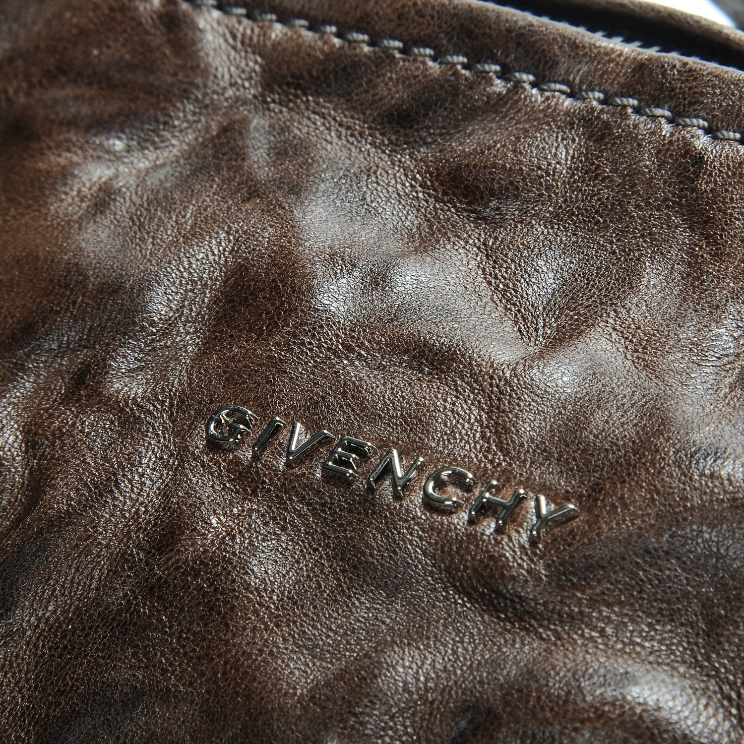 Givenchy Tumbled Sheepskin Mini Pandora Charcoal 8 of 8