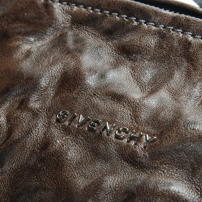 Givenchy Tumbled Sheepskin Mini Pandora Charcoal 8 of 8