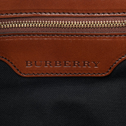 Burberry House Check Small Canterbury Tote Dark Tan 5 of 9