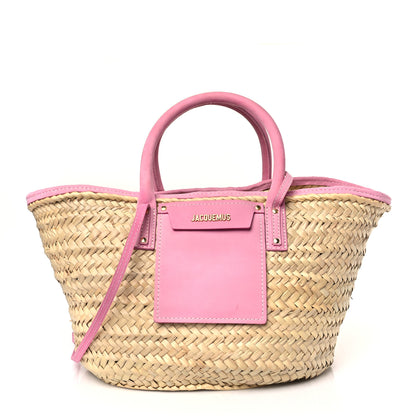 Jacquemus Raffia Le Panier Soli Pink 1 of 7