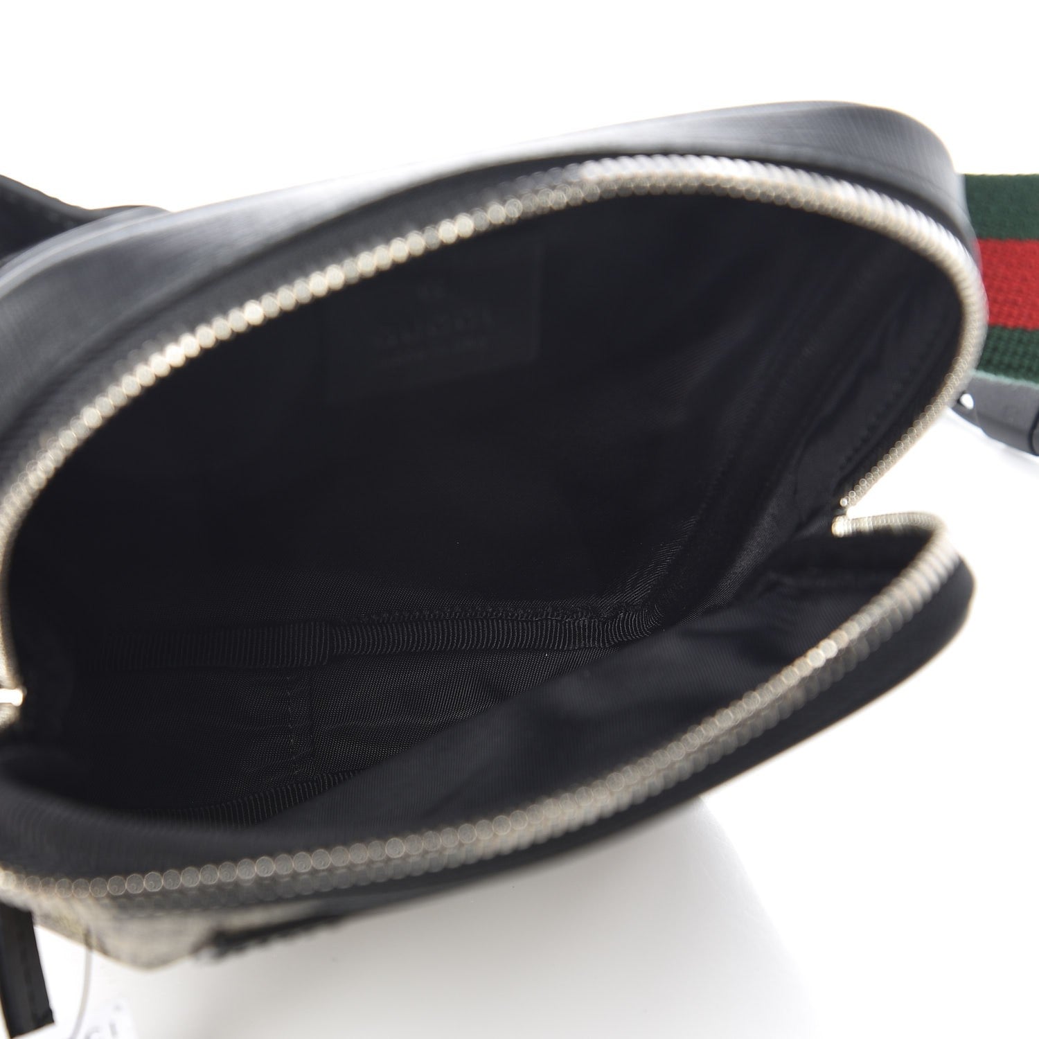 Gucci GG Supreme Monogram Web Belt Bag Black 5 of 9