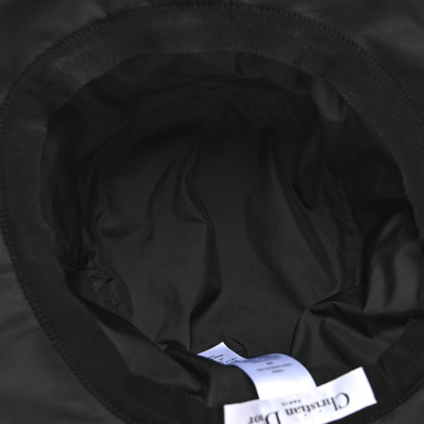 Nylon Cannage Bucket Hat 59 Black
