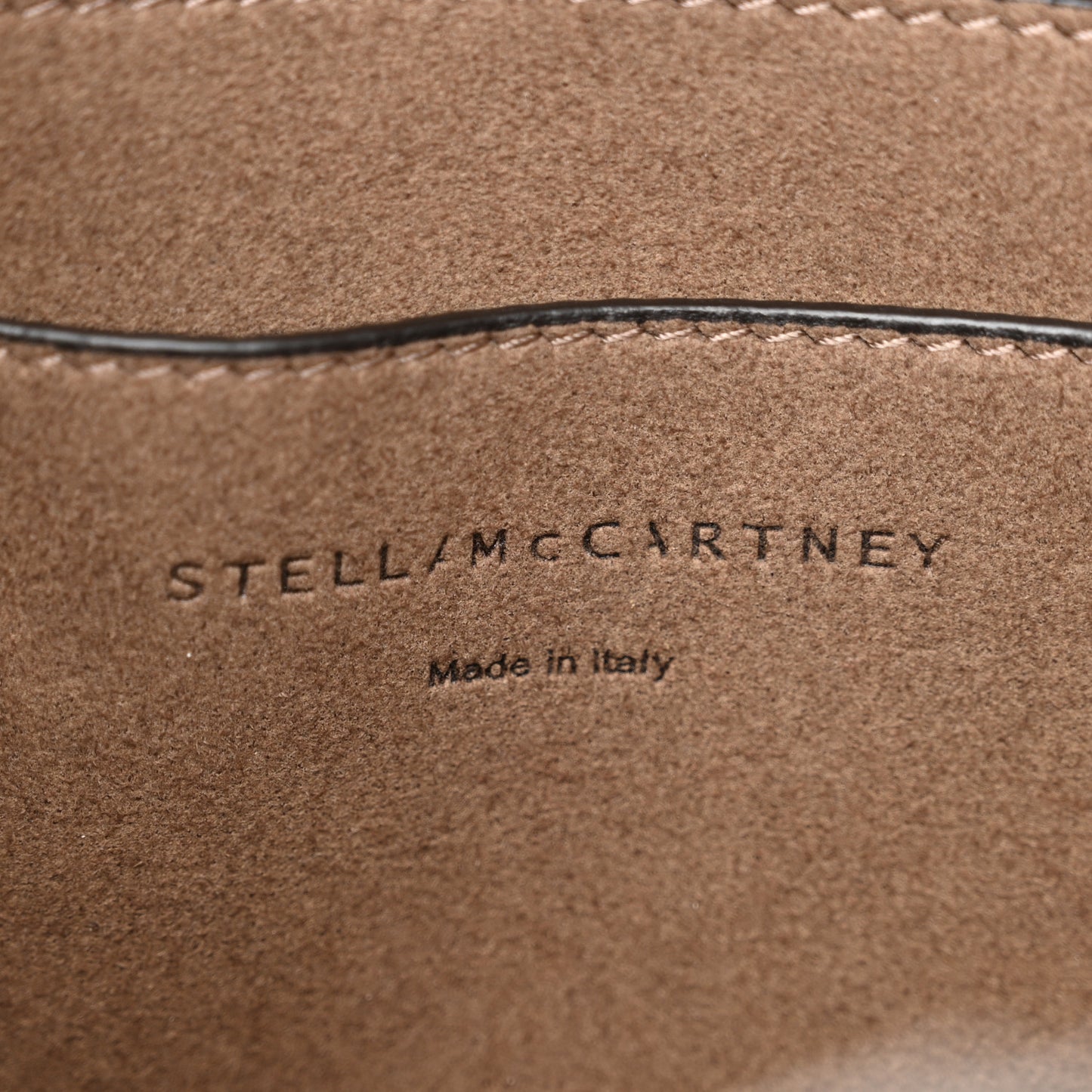Eco Alter Nappa Perforated Logo Mini Crossbody Dark Taupe