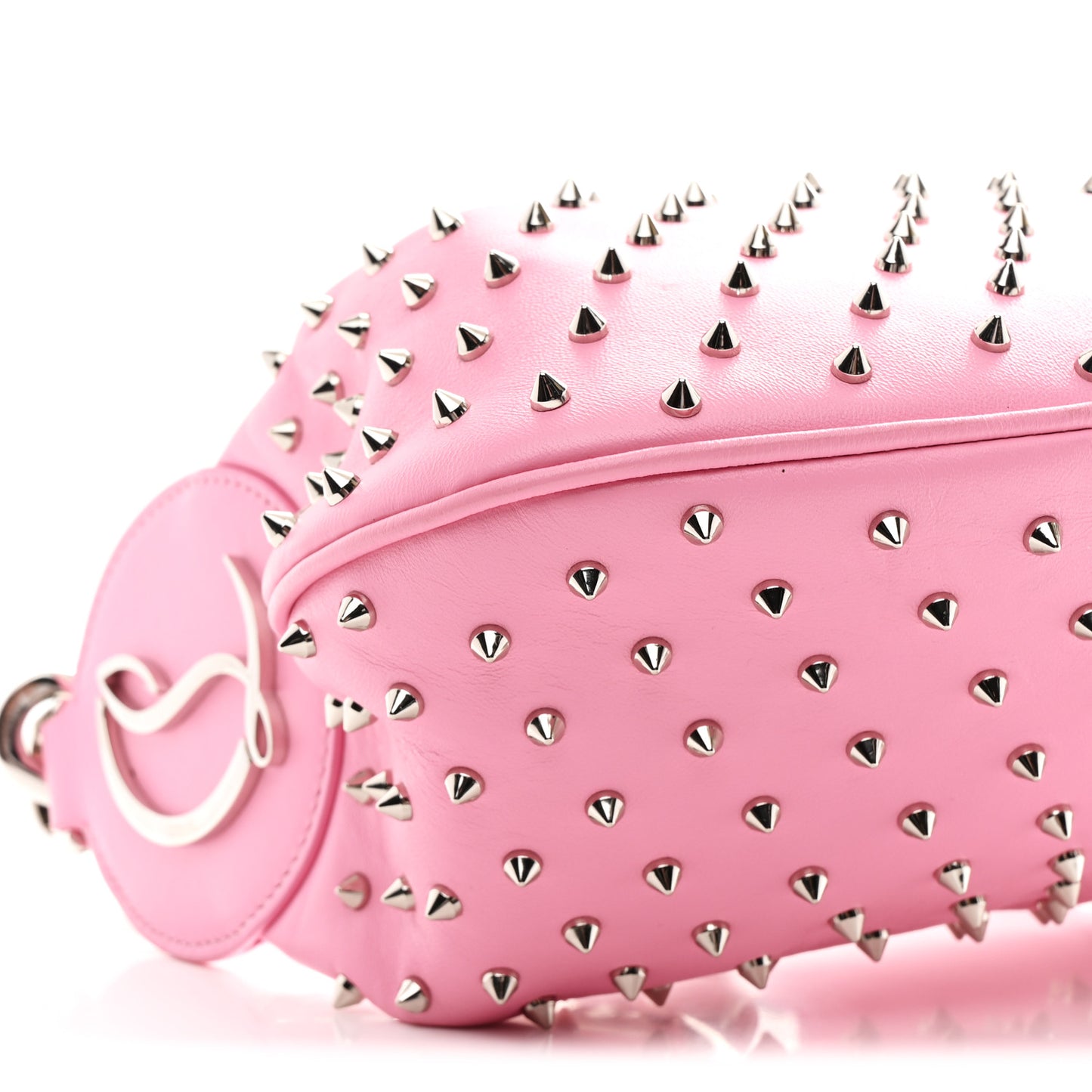 Calfskin Studded Le 54 Shoulder Bag Calipso