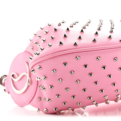 Christian Louboutin Calfskin Studded Le 54 Shoulder Bag Calipso 9 of 11