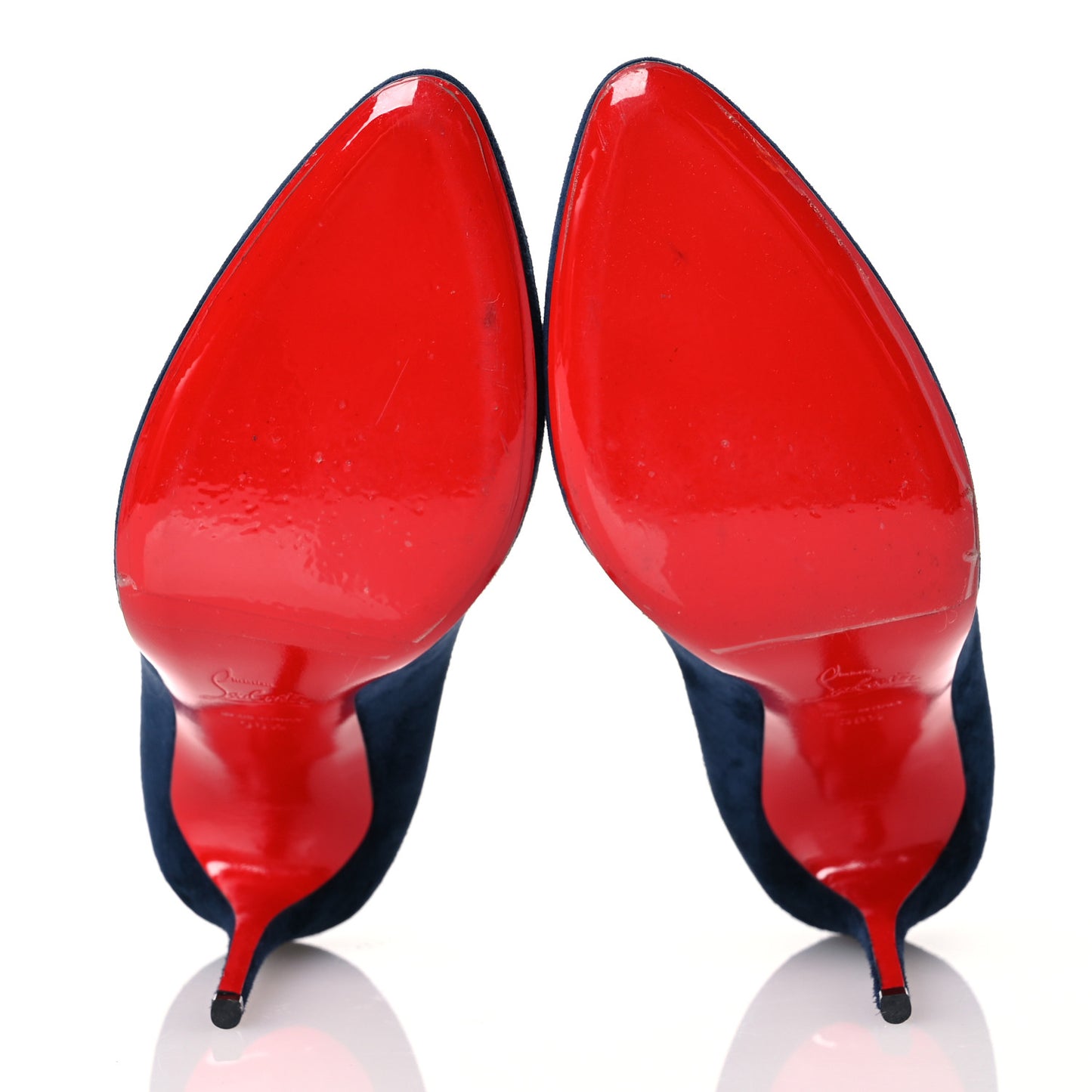 Veau Velours Eloise 100 Pumps 38.5 Marine