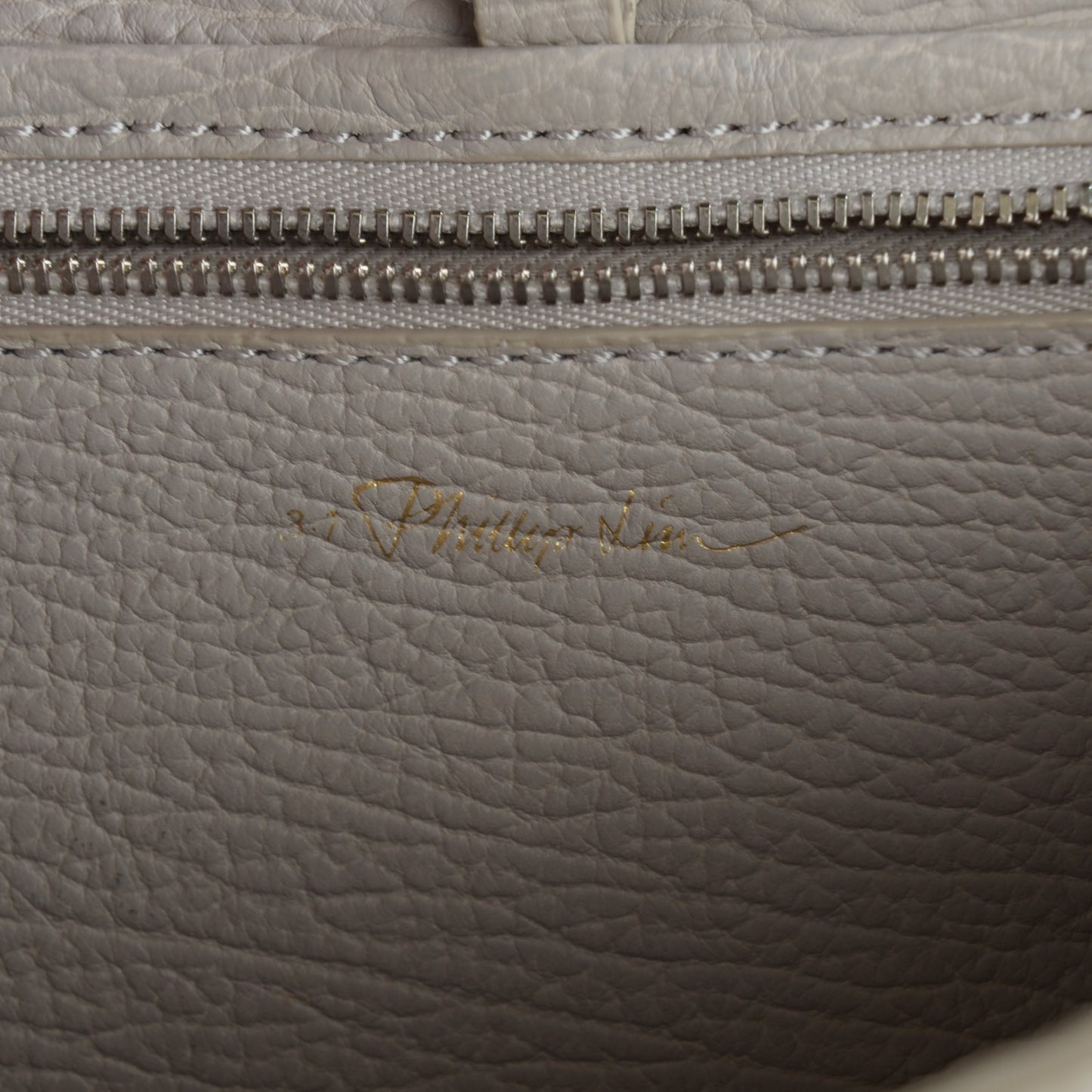 3.1 Textured Calfskin Mini Pashli Satchel Feather