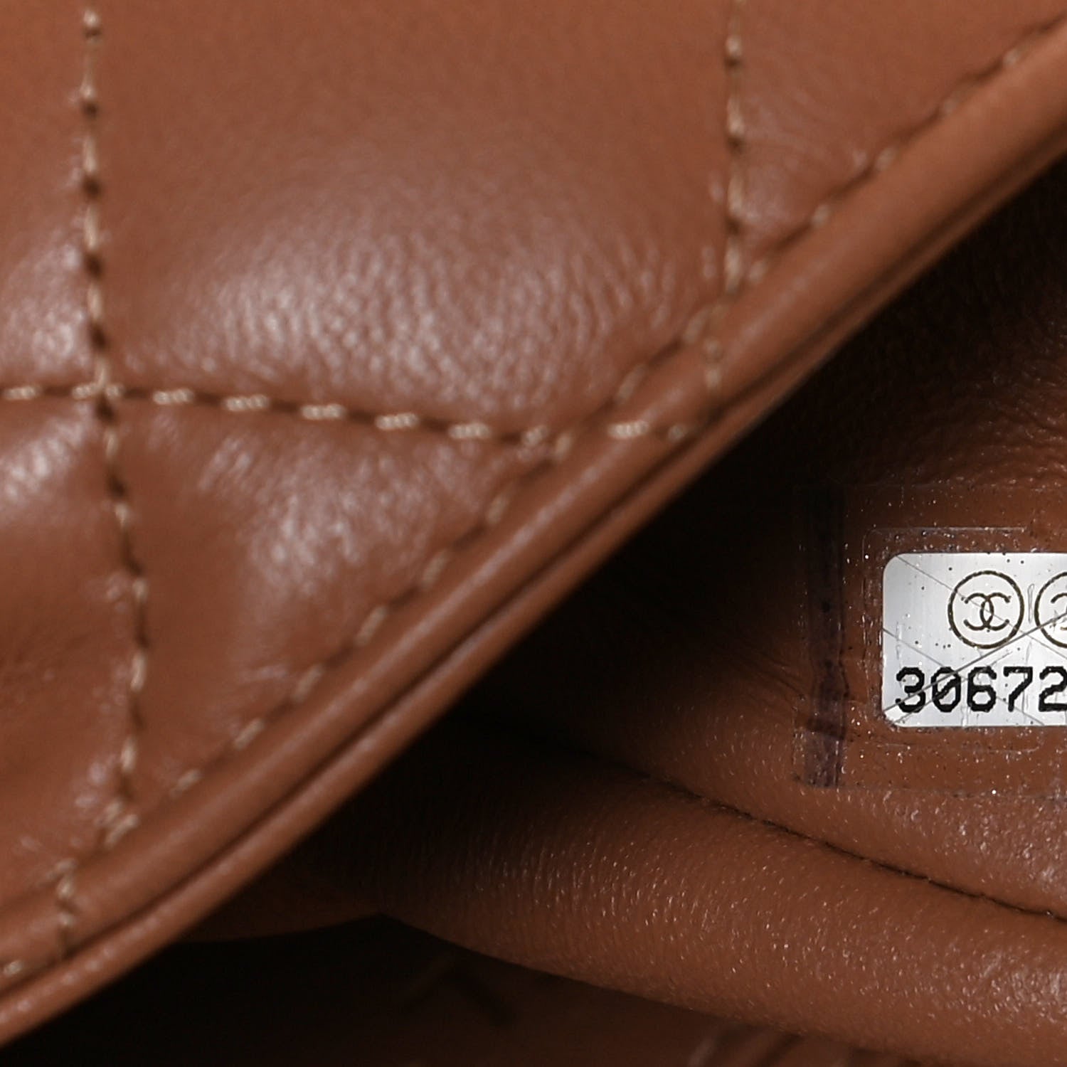 Chanel Lambskin Quilted Mini Rectangular Flap Brown 6 of 10