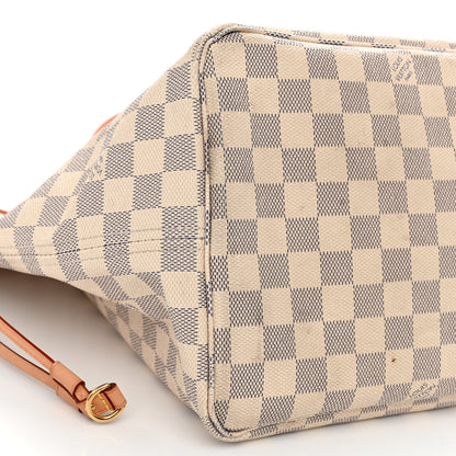 Louis Vuitton Damier Azur Neo Neverfull GM Rose Ballerine 10 of 16