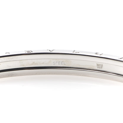 Bulgari 18K Rose Gold Stainless Steel B.Zero1 Cuff Bracelet SM 5 of 8