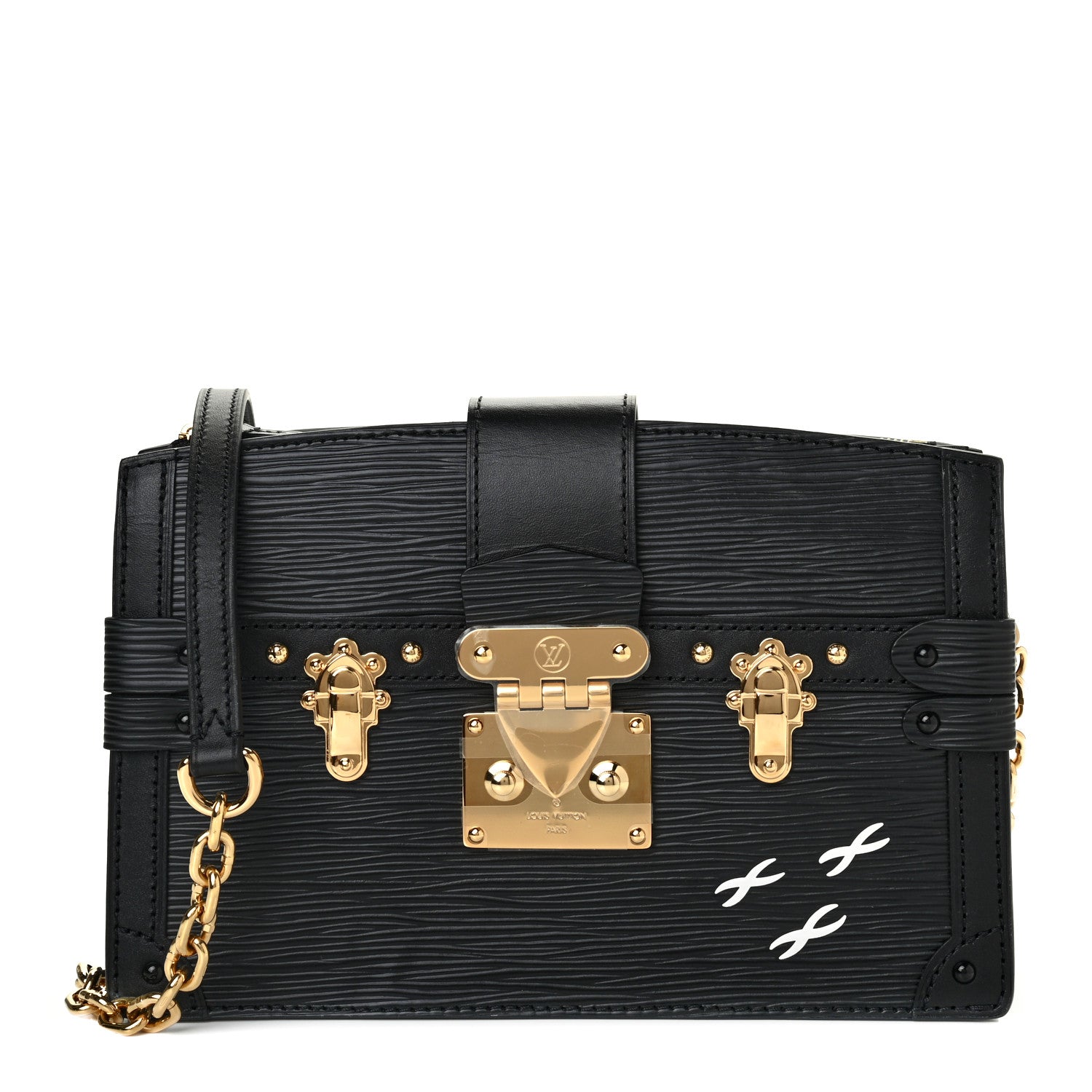 Louis Vuitton Epi Trunk Clutch Black 1 of 4