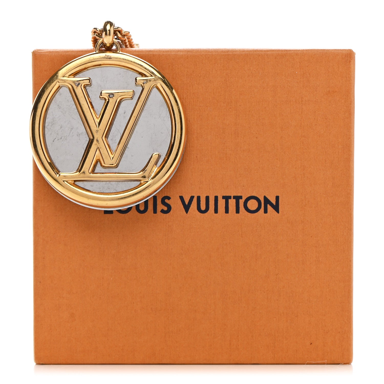 Louis Vuitton Louise Long Necklace Gold 10 of 10