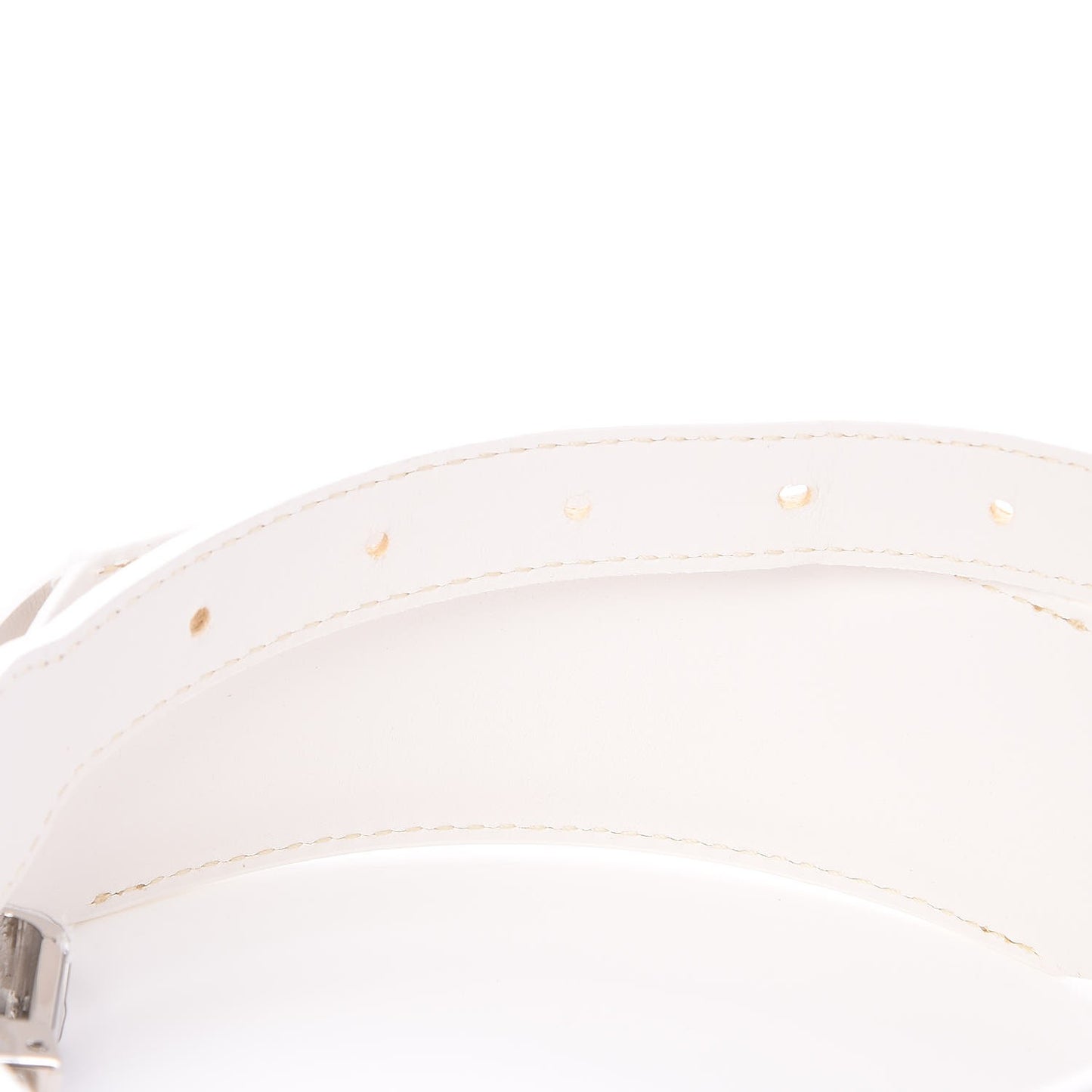 Calfskin Shoulder Strap White