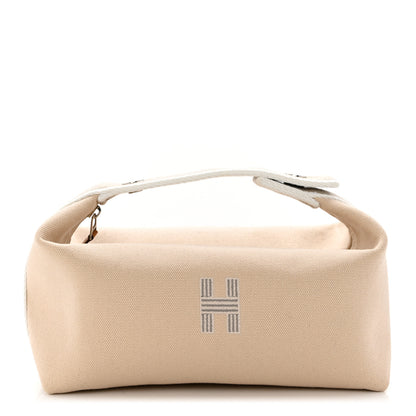 Hermes Canvas Small Bride-A-Brac Pouch Natural 1 of 6