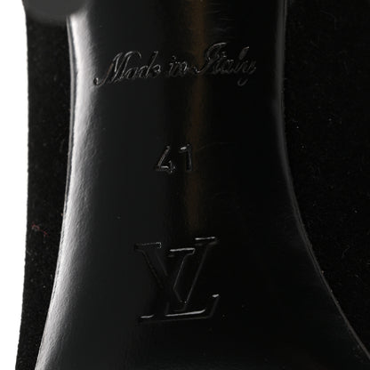 Louis Vuitton Suede High Boots 41 Black 7 of 9