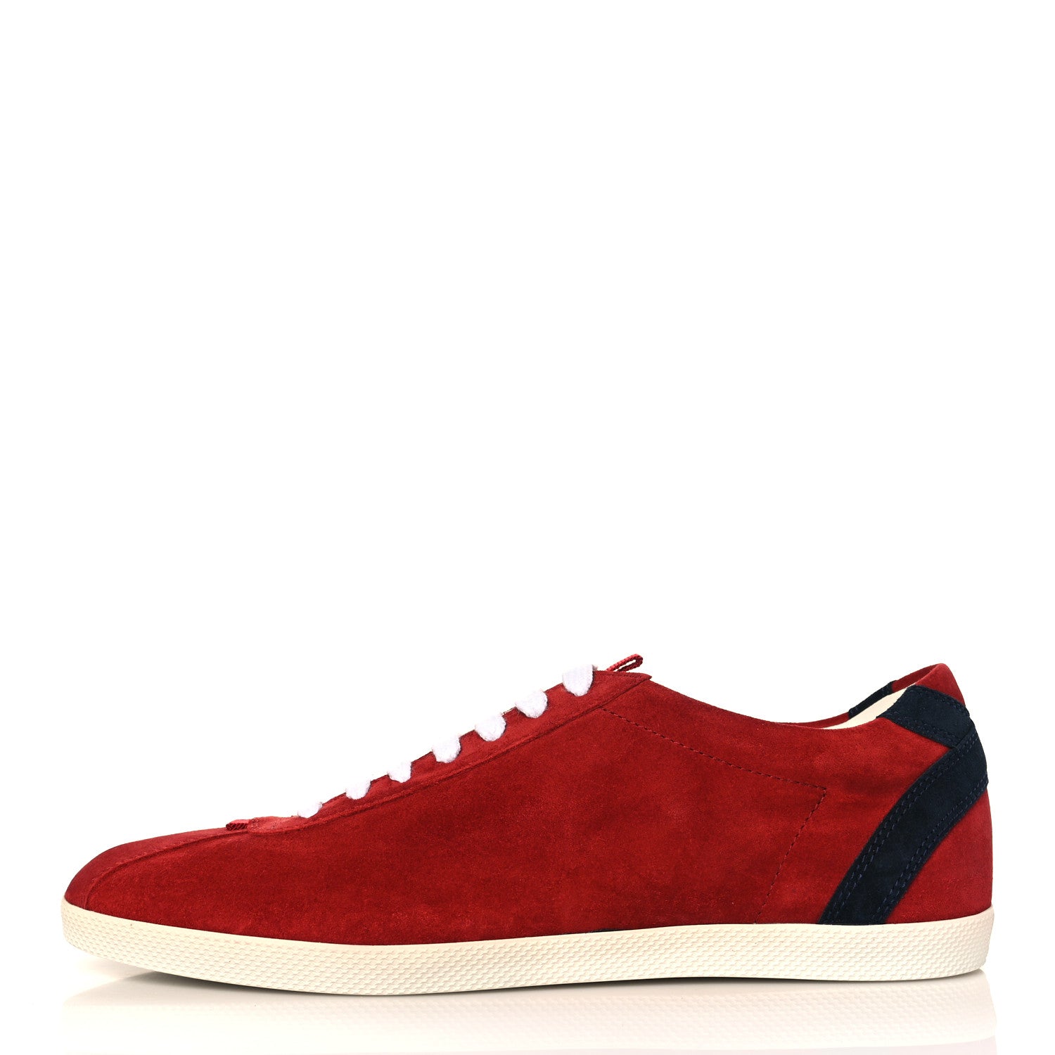 Gucci Suede Mens Softy Tek Sneakers 8 Red 1 of 8