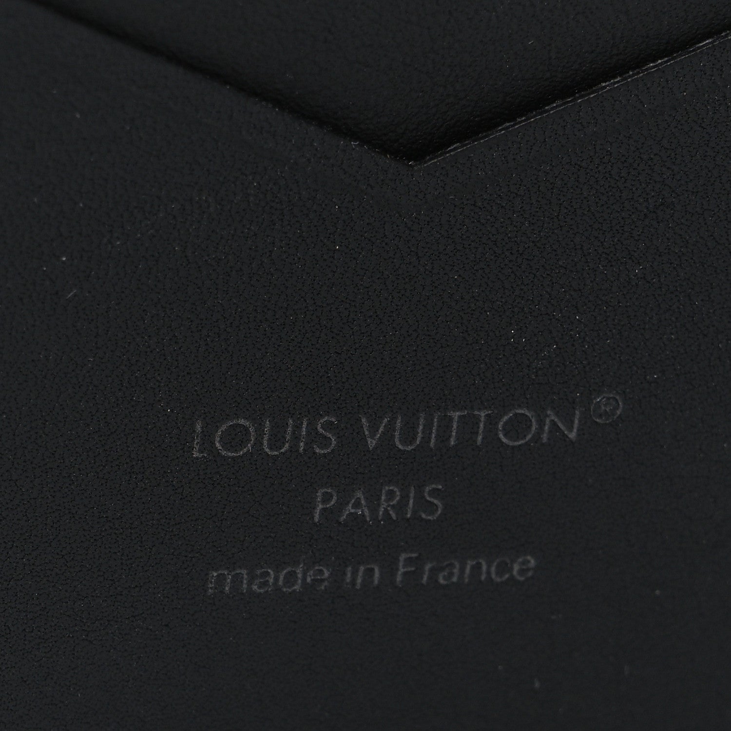 Louis Vuitton Calfskin Monogram Shadow Passport Cover Black 6 of 7