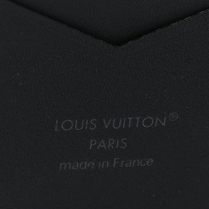 Louis Vuitton Calfskin Monogram Shadow Passport Cover Black 6 of 7